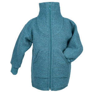 Hovedbilde Reiff ulljakke kokt ull bl&aring;gr&oslash;nn