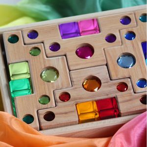 Hovedbilde Bauspiel trapper med glitterklosser 16 deler