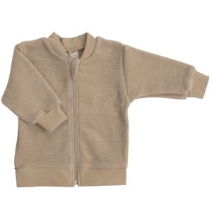 Hovedbilde Lilano jakke b&oslash;rstet ullfrott&eacute; sand 