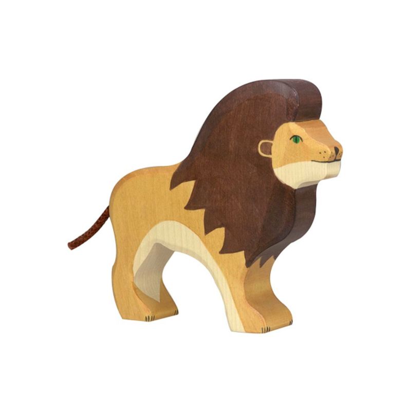 Holztiger trefigur løve