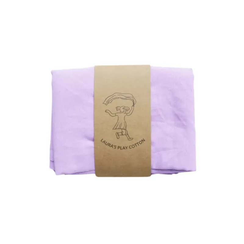 Laura's Play Cotton lekestoff ensfarget 90x90 cm - velg farge