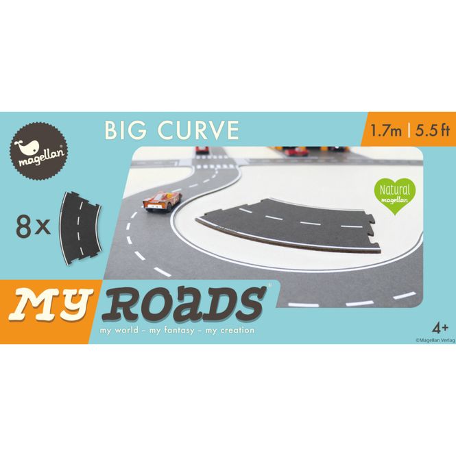 Hovedbilde Magellan MY ROADS®  svinger 8 stk.
