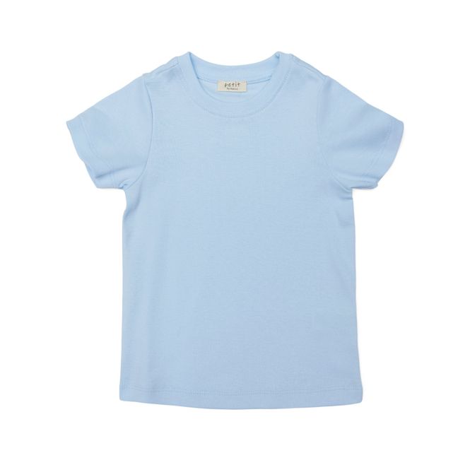 Hovedbilde Petit by Basics t-skjorte bomull lyseblå