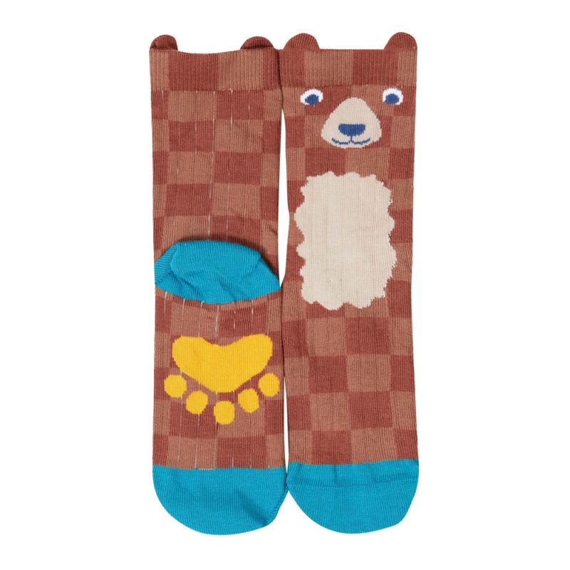 Frugi 2-pk. sokker barn ulv/bjørn
