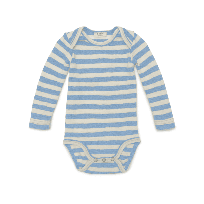 Hovedbilde Petit by Basics ullbody blå striper - kun 56