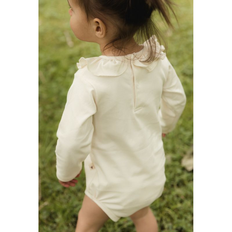 Uaua langermet romper Crema