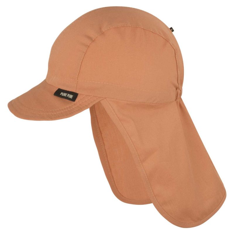 Pure Pure solhatt barn mellombrun UPF 50+