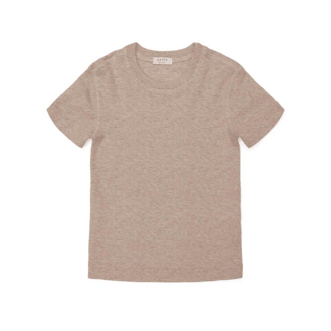 Hovedbilde Petit by Basics t-skjorte ull Sand Melange