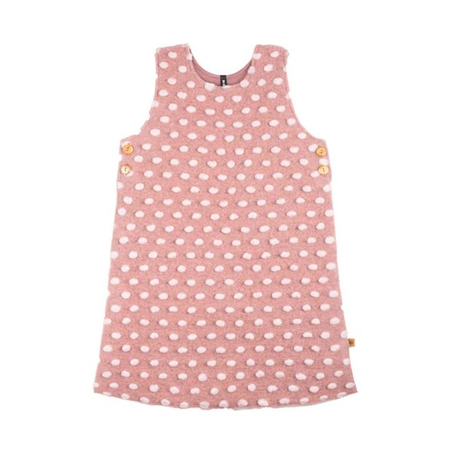 Hovedbilde Pure Pure kjole kokt ull rosa prikker - kun ...