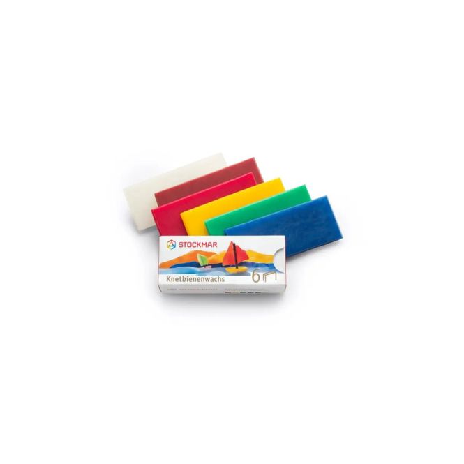 Hovedbilde Stockmar modellerings-bivoks 6 farger