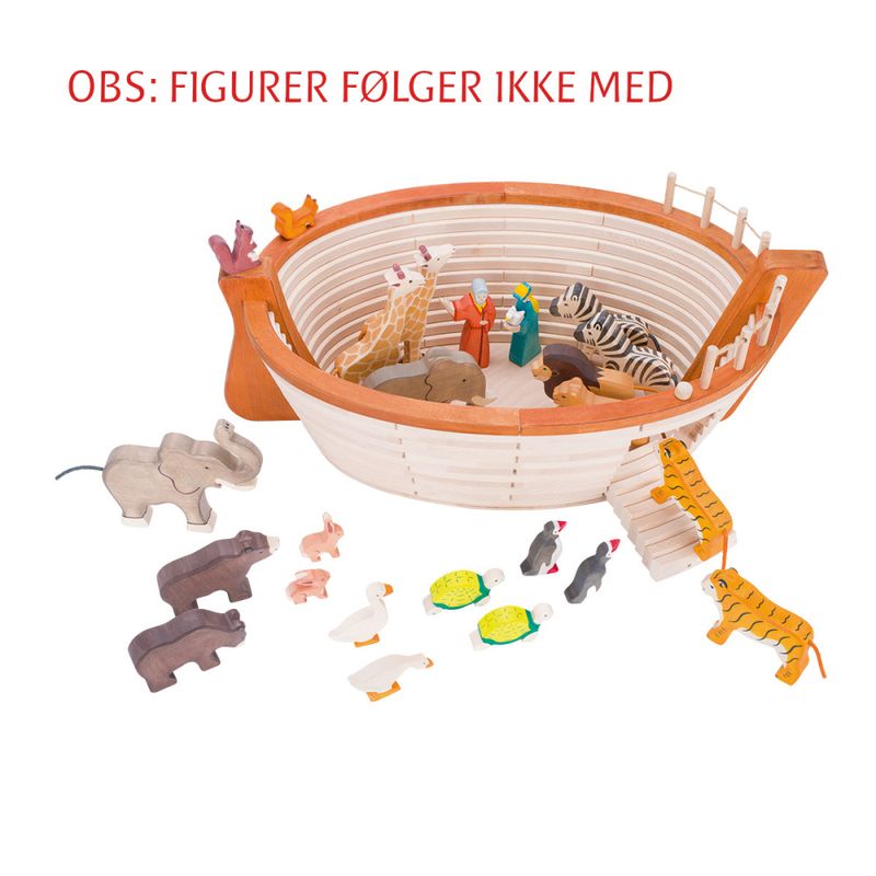 Holztiger stor Noas ark (uten figurer) - BESTILLINGSVARE
