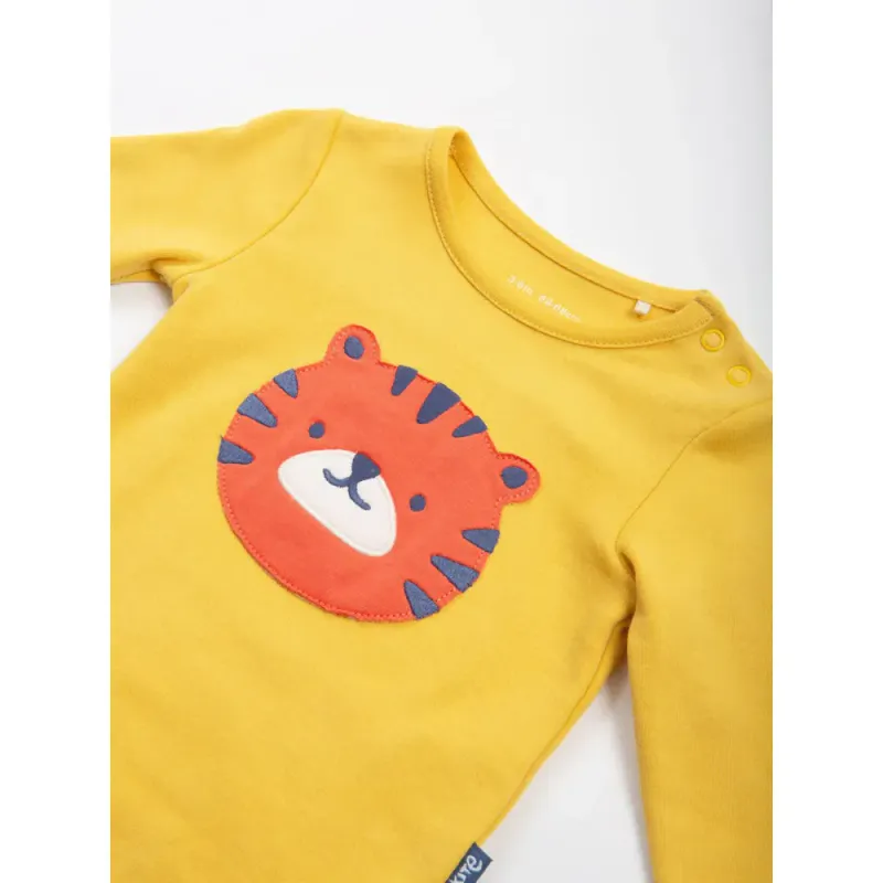 Kite gul body med tiger
