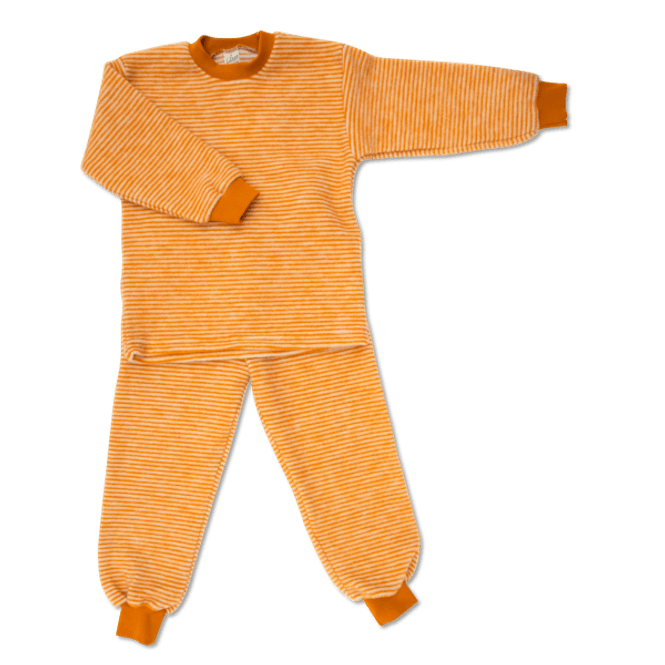 Hovedbilde Lilano ullpysj/joggedress curry/natur stripete