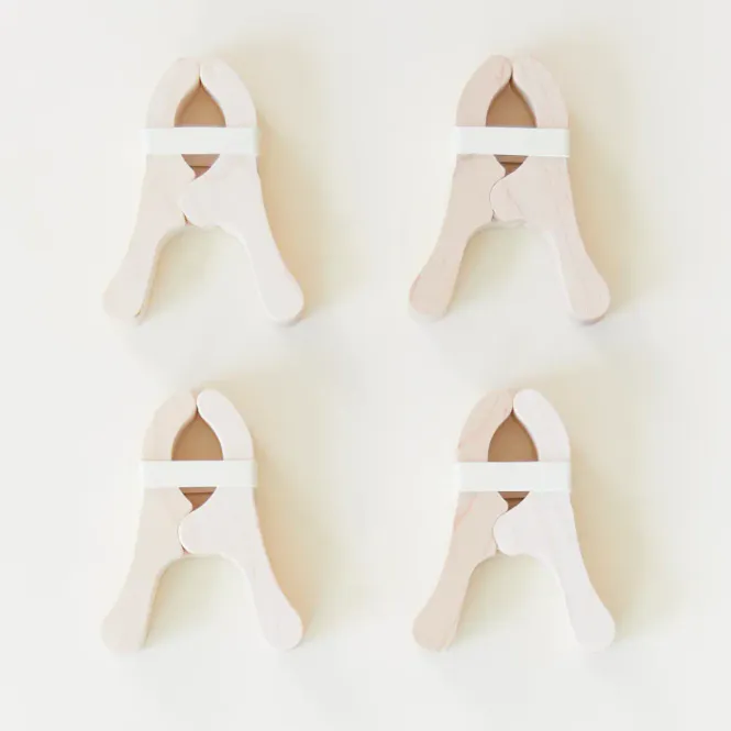 Hovedbilde Sarah's Silks store treklyper 4-pk.