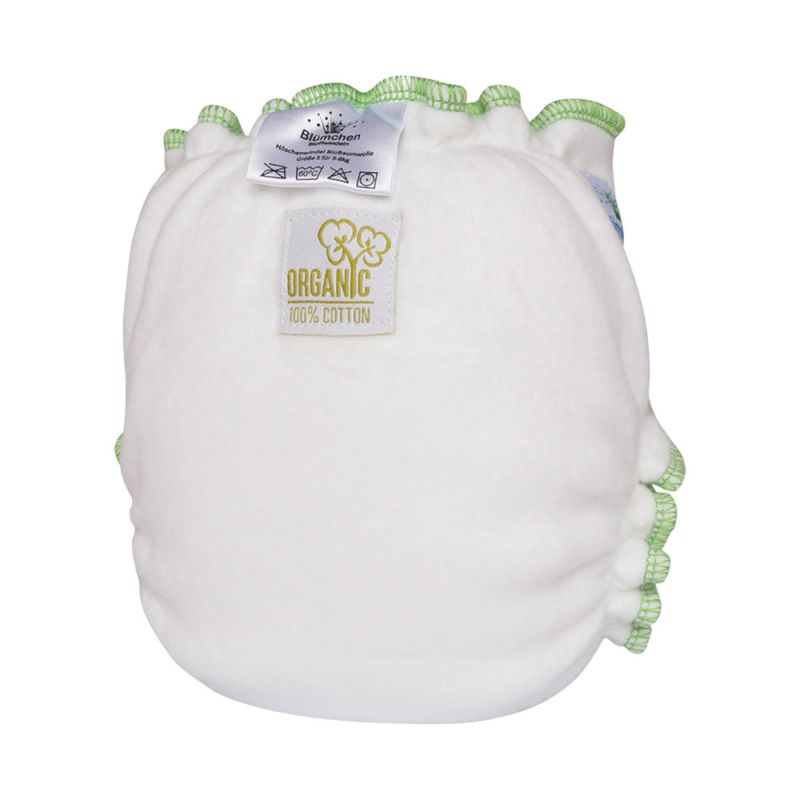 Blümchen formsydd nyfødt knapper 5-pk. 