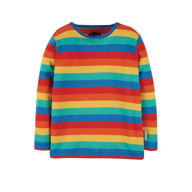 Hovedbilde Frugi trøye regnbuestriper
