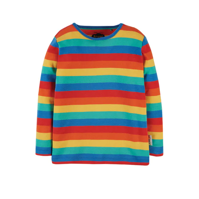 Hovedbilde Frugi trøye regnbuestriper