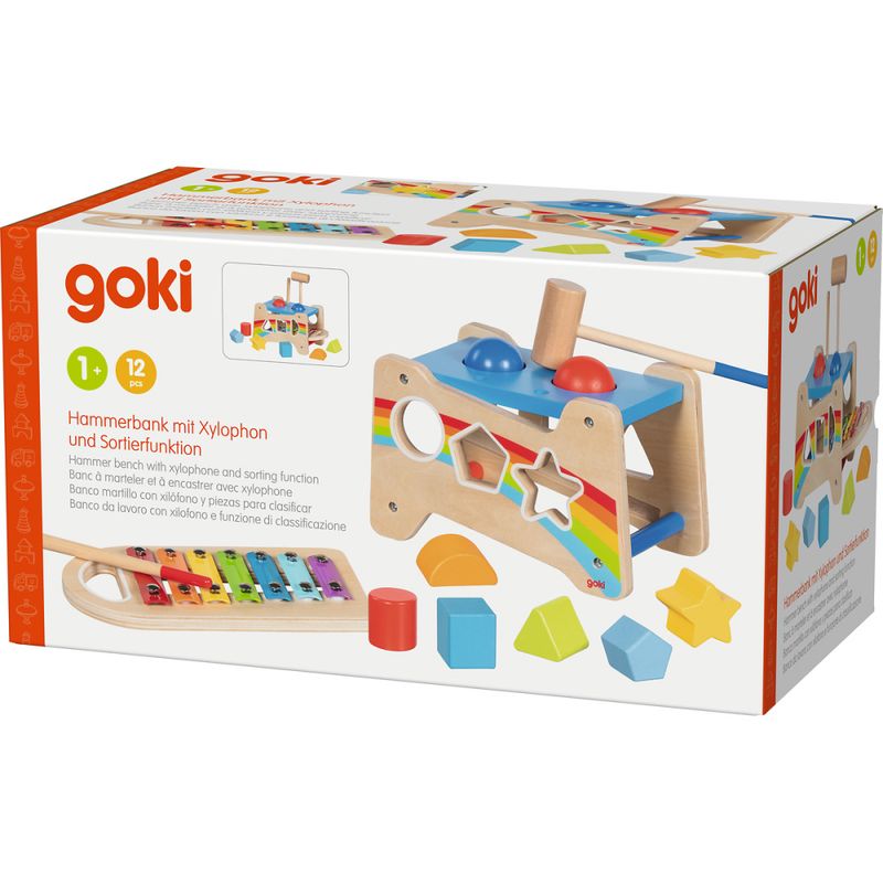 Goki puttekasse med xylofon