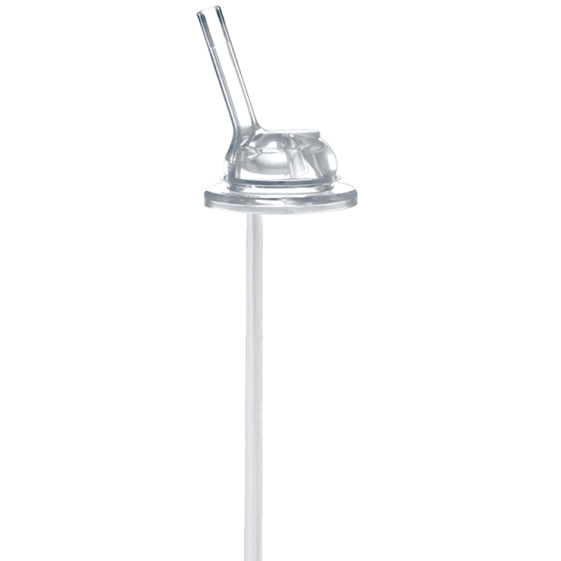 Pura Kiki® sugerørflaske baby stål 325 ml Moss