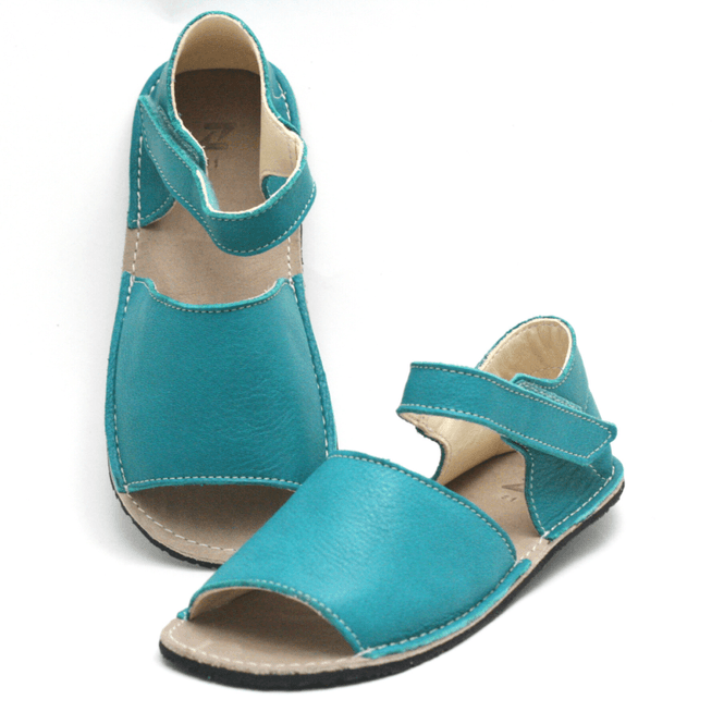 Hovedbilde Zeazoo barfotsandaler Coral turkis str. 31-34