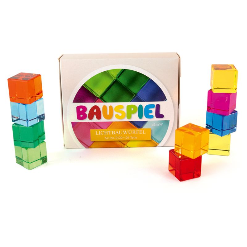 Bauspiel akrylklosser 20 stk.