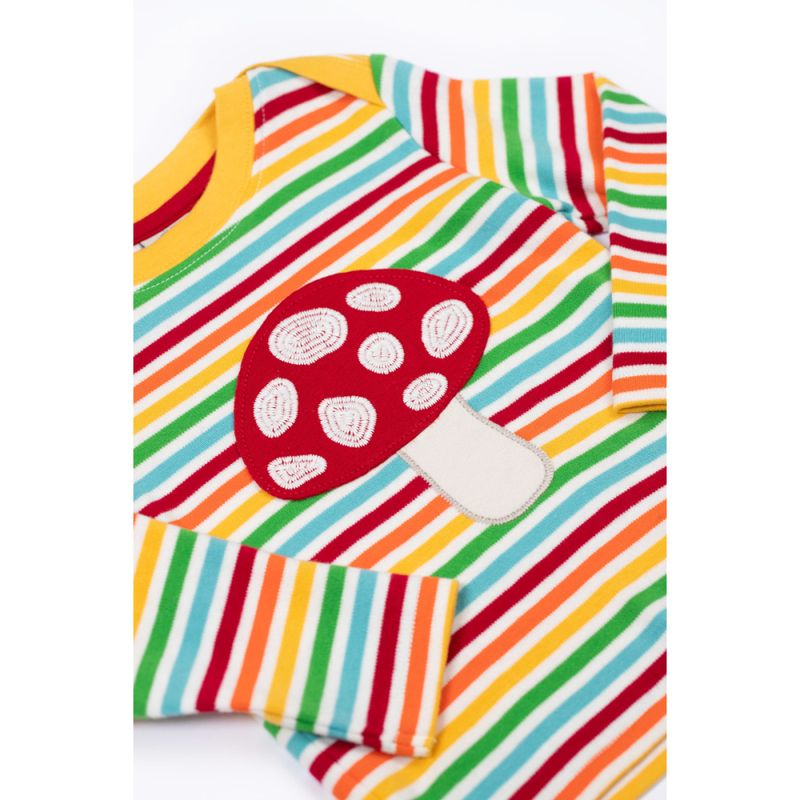 Frugi trøye striper sopp - kun 4-5 år