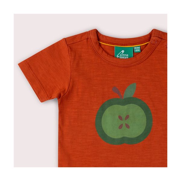 Little Green Radicals t-skjorte eple rustr&oslash;d