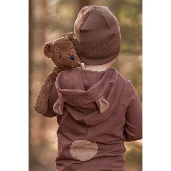 Senger Naturwelt hengslete bamse m&oslash;rkebrun stor