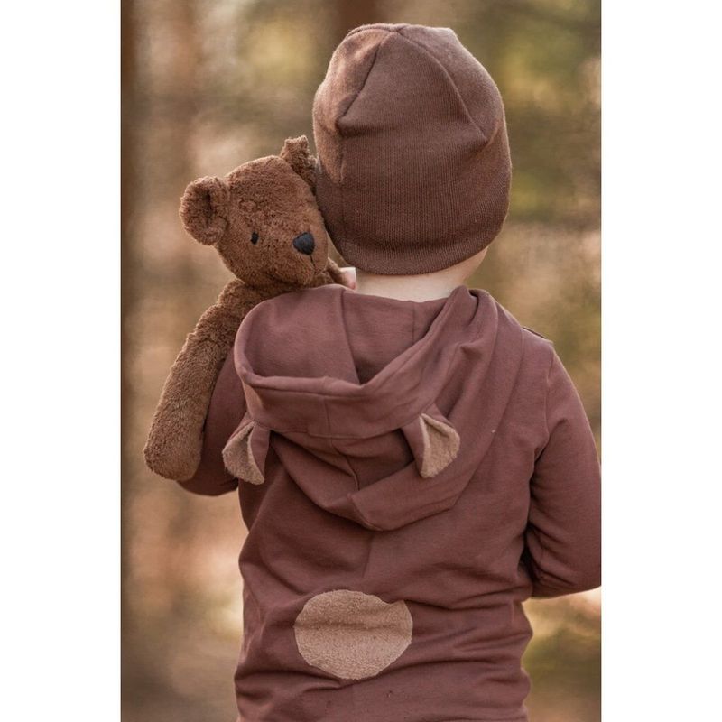 Senger Naturwelt hengslete bamse mørkebrun stor