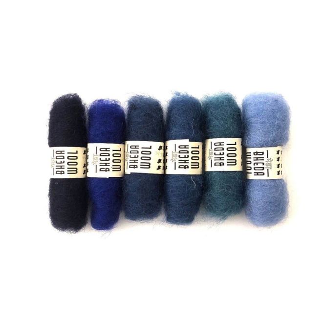 Hovedbilde Bheda Wool MINI 6 farger á 2 gram - velg farge