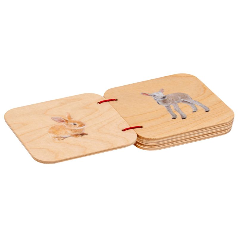 Nienhuis Montessori småbarnsbok i tre - dyr