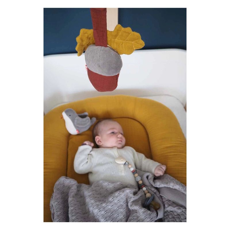Kikadu vognleke nøtt rød/gul