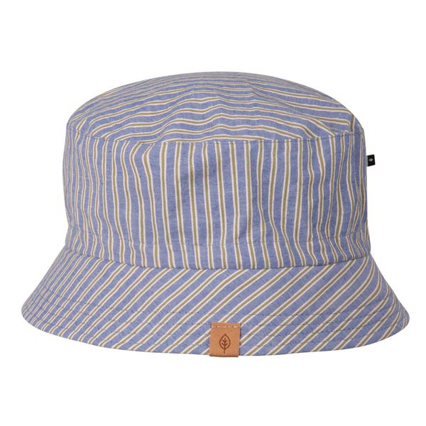 Pure Pure bøttehatt striper grønn/blå - str. 49-57