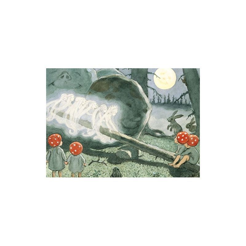 Postkort Elsa Beskow bokillustrasjoner - velg motiv