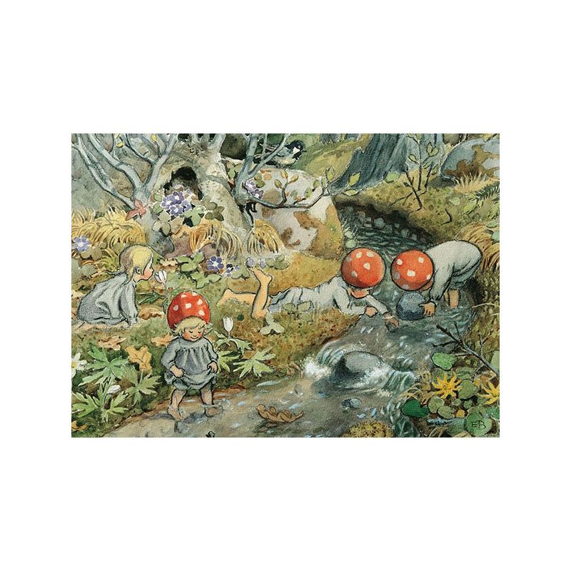 Postkort Elsa Beskow bokillustrasjoner - velg motiv