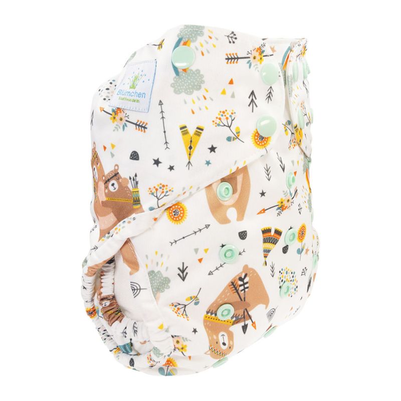 Blümchen alt-i-to bleieskall onesize