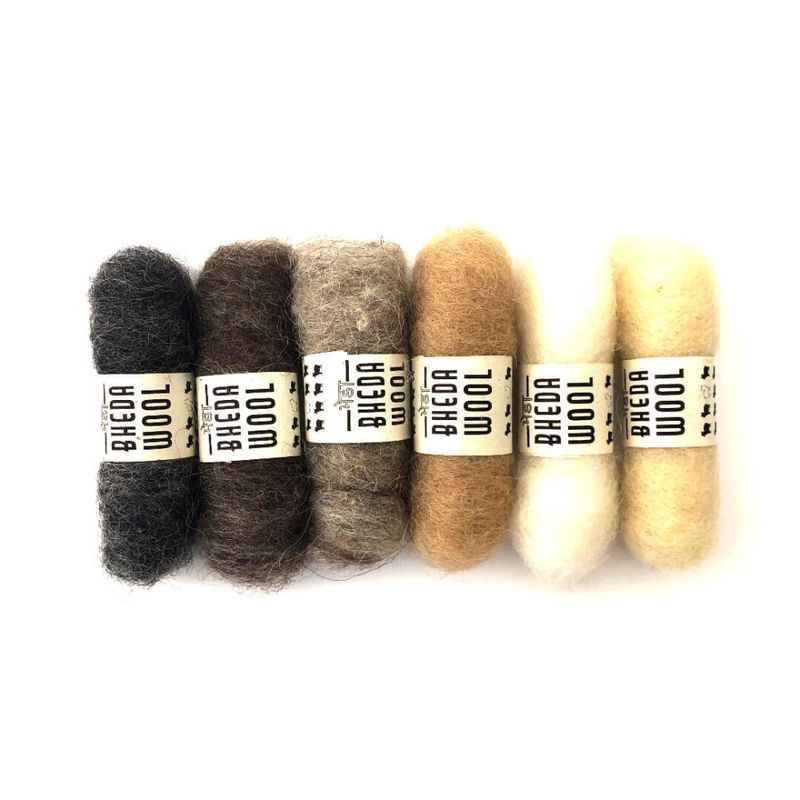 Bheda Wool MINI 6 farger á 2 gram - velg farge