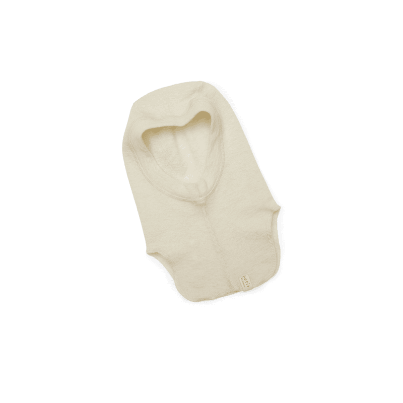 Petit by Basics balaklava baby ull naturhvit